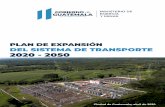 PLAN DE EXPANSIÓN DEL SISTEMA DE …...DEL SISTEMA DE TRANSPORTE 2020 - 2050 Ciudad de Guatemala, abril de 2020 2 3 2020-2050 SUBDIRECTOR GENERAL DE ENERGÍA PRESIDENTE DE LA REPÚBLICA