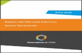 Generadoras de Chile - Inicio - Boletín del Mercado Eléctrico …generadoras.cl/media/page-files/551/boletin-mercado... · 2018. 8. 20. · De acuerdo a la Unidad de Gestión de