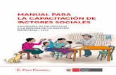 MANUAL PARA LA CAPACITACIÓN DE ACTORES …...Manual para la Capacitación de Actores Sociales Programa de Incentivos a la Mejora de la Gestión Municipal 2020 5 I. Presentación II.
