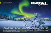 AURORAS BOREALES 2018 - Catai Tours · 2018. 10. 18. · aurora boreal. La variación de los colores que ofrecen depende de los diferentes gases de la ionosfera. ¿CUÁNDO? La mejor
