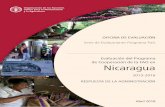 Evaluación del Programa de Cooperación de la FAO en ...Financiamient o adicional necesario (S o N) Recomendaciones a la Representación de la FAO en Nicaragua Recomendación 1: FAO