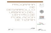 PROGRAMA DE DESARROLLO URBANO DEL CENTRO DE … · 2018. 6. 8. · El Programa de Desarrollo Urbano del Centro de Población Tizimín 2006 se basa en el análisis sistemático del