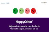 HappyOrNot...* Después del pago de Elkjop (empresa matriz de Gigantti) Web Smileys: El complemento perfecto para recoger feedback en sus servicios en línea Annu Servicio de Informes