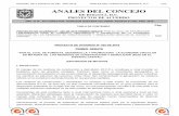 ANALES DEL CONCEJO - Concejo de Bogotáconcejodebogota.gov.co/cbogota/site/artic/20190522/...final de escombros y materiales de construcción. Por el cual se reglamenta parcialmente
