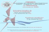 ACADEMIA DE CIENCIAS MATEMÁTICAS, FISICO ...academia/2019PremiosAcademia/2019...ACADEMIA DE CIENCIAS MATEMÁTICAS, FÍSICO-QUÍMICAS Y NATURALES DE GRANADA CONVOCATORIA DEL PREMIO