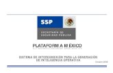 PLATAFORMA MÉXICO - OASEstrategia de la red nacional de Plataforma México Avance de conectividad actual en 282 sitios en los estados. 2 CNIT’s 77 NIT’s 282 Sitios 5 Seguridad