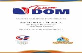 Memoria Técnica - Juegos Bolivarianos, Santa Marta 2017 · 2019. 2. 25. · Carlos Manuel Vega Ramirez Entrenador Robert Pigozzi Atleta Enmanuel Arturo Vasquez Perdomo Ent/Del ...