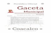 Aprobación de la propuesta de adición al Bando Municipal de Coacalco de · 2020. 8. 21. · 1. Aprobación de la propuesta de adición al Bando Municipal de Coacalco de Berriozábal