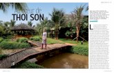 de THOI SON - Boutique Eco Lodge in Mekong Delta Vietnam...Auberge rustique au bord du fleuve, le Mekong Homestay propose des chambres à partir de 25 €. Une nuit à The Island Lodge,