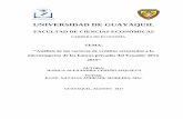 UNIVERSIDAD DE GUAYAQUILrepositorio.ug.edu.ec/bitstream/redug/22891/1/TRABAJO... · 2019. 12. 20. · 2 FACULTAD: CIENCIAS ECONÓMICAS CARRERA: ECONOMÍA UNIDAD DE TITULACIÓN FICHA