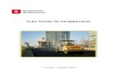 PLEC TÈCNIC DE PAVIMENTACIÓ - Barcelona · 2017. 10. 20. · Norma 6.1 IC Seccions de Ferms, de la Instrucció de Carreteres Ministerio de Fomento 2003 Manual de Qualitat de les