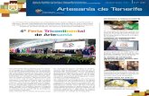 Artesanía de Tenerife - Artesanía - Cabildo Insular de ...€¦ · de la Feria Insular de Artesanía. La 4B Feria Tricontinental de Artesanía tuvo como objetivo la promoclón y