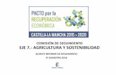 COMISIÓN DE SEGUIMIENTO EJE 7.-AGRICULTURA Y … · 2019. 5. 15. · eje 7.-agricultura y sostenibilidad estructura del informe quinto informe seguimiento-2º semestre 2018 pacto
