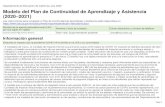 Modelo del Plan de Continuidad de Aprendizaje y Asistencia ... Learning Continuity Plan- Spanish… · Page 1 Departamento de Educación de California, julio 2020 Modelo del Plan