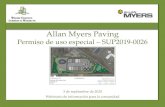 Allan Myers Paving...estrategias de mitigación enfocadas en la reducción de ruido para los residentes de Kessler Ridge. (Las alternativas incluyen ofrecer un camino alternativo para