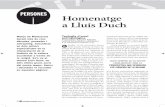 PERSONES Homenatge a Lluís Duchs-duch_1038194.pdf · 19 / NOVEMBRE-DESEMBRE 2018 ... cación y la crisis de la Modernidad i cul-mina a partir de 2002 amb els impo-nents sis volums