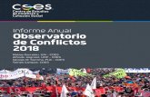 Informe Anual Observatorio de Conflictos 2018 Este informe propone diversas perspectivas de an£Œlisis