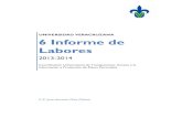6 Informe de Labores - Universidad Veracruzana...UNIVERSIDAD VERACRUZANA 6 Informe de Labores 2013-2014 Coordinación Universitaria de Transparencia, Acceso a la Información y Protección