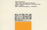 Eusko Ikaskuntza - Sociedad de Estudios Vascos, EI-SEVFICHA BIBLIOGRAFICA RECOMENDADA BOLE TIN de la Sociedad de Estudios Vascos = eusko Ikas kuntzaren Deia 1 zb. (1919) -697b. (1936),