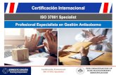CertificaciónInternacionalernestobazan.com/content/20200731184008-2.pdf · 2020. 7. 31. · CertificaciónInternacional Profesional Especialista en Gestión Antisoborno ISO 37001