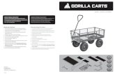 MODEL / MODELO # GOR610 - Gorilla Carts · PDF file 5 4 3 1 x1 x4 x4 x4 x1 x1 x1 x1 x1 2 x2 x2 x2 x2 x2 hardware • herrajes assembly instructions • instrucciones de ensamblaje