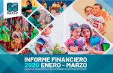 INFORME FINANCIERO | ENERO - MARZO 2020 · 2020. 7. 15. · informe financiero | enero - marzo 2020 | 3 presentaciÓn. recursos con los que cuenta el isstey. situaciÓn de las inversiones