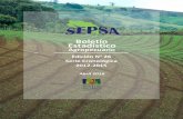 Boletín Estadístico Agropecuario - SEPSA2012-2015 Abril 2016 Secretaría Ejecutiva de Planificación Sectorial Agropecuaria Estudios Económicos e Información Teléfono (506) 2231-2506