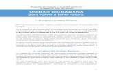 UNIDAD CIUDADANA - equiposweb.com.arequiposweb.com.ar/web/wp-content/uploads/Unidad-Ciudadana.pdf · UNIDAD CIUDADANA para volver a tener futuro. I - El engaño y la estafa electoral.
