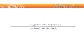 Registro Electrónico Manual de usuario - MINECORegistro Electrónico Manual de Usuario Manual de Usuario Página 3 de 13 MINISTERIO DE ECONOMÍA, INDUSTRIA Y COMPETITIVIDAD 1. Introducción