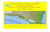 Boletín mensual Sismos y Volcanes de Nicaraguawebserver2.ineter.gob.ni/boletin/2016/12/boletin-1612.pdfBoletín Sismos y Volcanes de Nicaragua. Diciembre, 2016. Dirección General