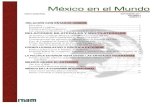 CARTA QUINCENAL SEPTIEMBRE 2011 VOLUMEN 8 NÚMERO 5internacionales.itam.mx/sites/default/files/mexico_mundo... · 2018. 1. 16. · terrorismo. Las medidas de criminalización de inmigrantes