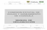 COMISION ESTATAL DE AGUAS Y SANEAMIENTO DE COAHUILA · 2019. 10. 8. · Ley de aguas para los Municipios del Estado de Coahuila Ley Orgánica de la Administración Pública del Estado
