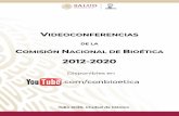 2012-2020 · 2020. 7. 13. · Susana Vidal Desafíos éticos de la pandemia de SARS-CoV-2 2020 Susana Vidal Excepcionalismos y desafíos de la investigación de COVID 19 2020 Irma