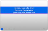 Cambios para Julio 2012 Factura Electrónicacarlosgutierrez.mx/conferencias/2012-06-07-cambios... · Cambios en General 7 Comunidad Virtual Anafinet Junio 2012 Los CFD (medios propios