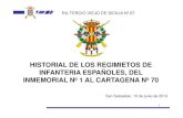 New HISTORIAL DE LOS REGIMIETOS DE INFANTERIA ESPAÑOLES, … · 2017. 12. 1. · El escudo de armas del Regimiento de Inmemorial del Rey nº1 se describe como: En campo de gules,