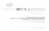 ARTÍCULO - RDU UNAM · los artículos almacenados y publicados por PubMed Central (PMC). Las revisiones del conjunto de etiquetas PMC dieron origen a la JATS en la forma de una norma