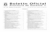 provincia de ourense · 2019. 5. 28. · Dep. legal: OR-1/1958 · Franqueo concertado 30/2 Boletín oficial provincia de ourense n.º 118 · sábado, 25 maio 2019 Deputación Provincial