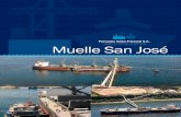 Muelle San José - Froward · Distancia entre centros: 212,154 m. La estructura de la cinta de carga está compuesta por 7 enrejados de 30 metros de longitud cada uno, apoyados sobre