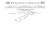 PERIODICO OFICIALpo.tamaulipas.gob.mx/wp-content/uploads/2018/10/cxxxiii... · 2018. 10. 18. · Sexto Regidor C. Artemio Molina Sanchez Suplente . Periódico Oficial Cd. Victoria,