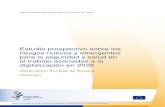 Estudio prospectivo sobre los riesgos nuevos y emergentes para … · 2019. 12. 5. · Los actuales documentos estratégicos de la Comunidad Europea (CE, 2014; CE, 2017) señalan