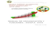 CAPÍTULO I - Esfap Ancash · Web viewEl Tercer Capítulo, contiene la Organización y Funciones Específicas del Personal Directivo, Jerárquico, Docente, Administrativo y Modelos