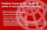 Posible Impacto del Covid 19 sobre el sector turístico españoldesfavorable de como puede impactar Covid 19 sobre el sector turístico español Es decir, en clave turística, las