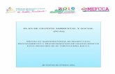 PLAN DE GESTIÓN AMBIENTAL Y SOCIAL (PGAS)...2019/09/13  · sostenibilidad socio-ambiental de las iniciativas que financie PAIPSAN-CCN mediante el Plan de desarrollo Innovador (PDI).