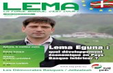 New Lema Eguna · 2015. 3. 6. · z Lema Eguna : quel développement économique en Pays Basque intérieur ? N°175 - Février 2013ko Otsaila MENSUEL : 2€ Azkuna, le meilleur maire