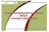 New INFORME DE RENDICIÓN DE CUENTAS - ITCG 2014.pdf · 2015. 3. 3. · En síntesis, el Informe de Rendición de Cuentas del ejercicio enero- diciembre 2014, presentado a las autoridades