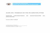 GUÍA DEL TRABAJO DE FIN DE MÁSTER (TFM)educacion.ucm.es/data/cont/media/www/pag-73958/GUIA_TFM_201… · 1. reglamento para la elaboraciÓn y defensa pÚblica del trabajo fin de