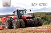 MF 8700...al echar un vistazo de cerca a la nueva Serie MF 8700 verá por qué estos tractores son aún más productivos que las máquinas que ya conoce y en las que confía. Y si