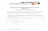 SEGURO DE EXPLOTACIÓN DE GANADO PORCINO CONDICIONES …pecuario.agroseguro.es/fileadmin/propietario/408/... · PORCINO CONDICIONES ESPECIALES De conformidad con el Plan Anual de