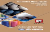 Certiﬁed ISO 9001:2008 - Saif Textilesaiftextile.com/wp-content/uploads/2019/04/STML-3RD-QUARTERLY … · Assad Saifullah Khan Member CHIEF FINANCIAL OFFICER Nouman Ahmad COMPANY