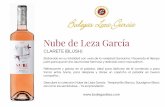 Nube de Leza García · Nube de Leza García CLARETE (BLUSH) Elaborado en su totalidad con uvas de la variedad Garnacha. Macerado el tiempo justo para que el vino asuma ese hermoso